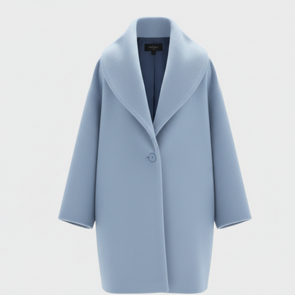 Warm Women's Large Wool Winter Coat