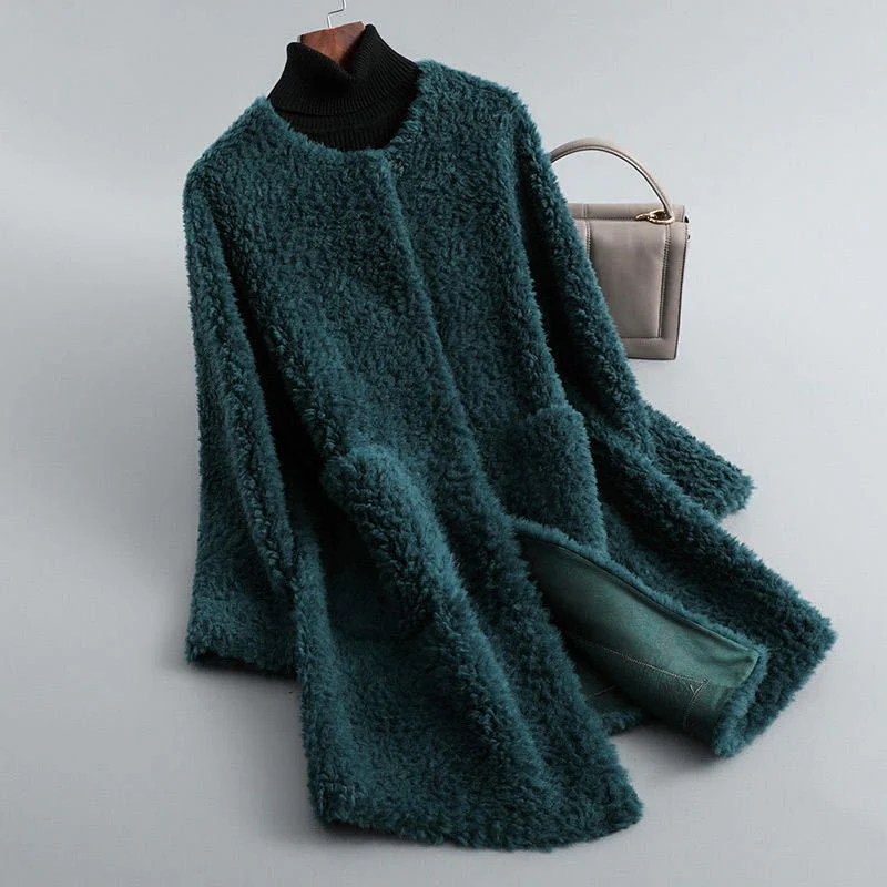 Luxurious Sheepskin Women's Coat
