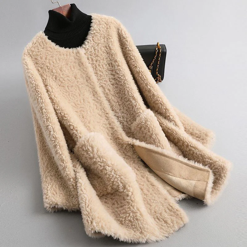 Luxurious Sheepskin Women's Coat