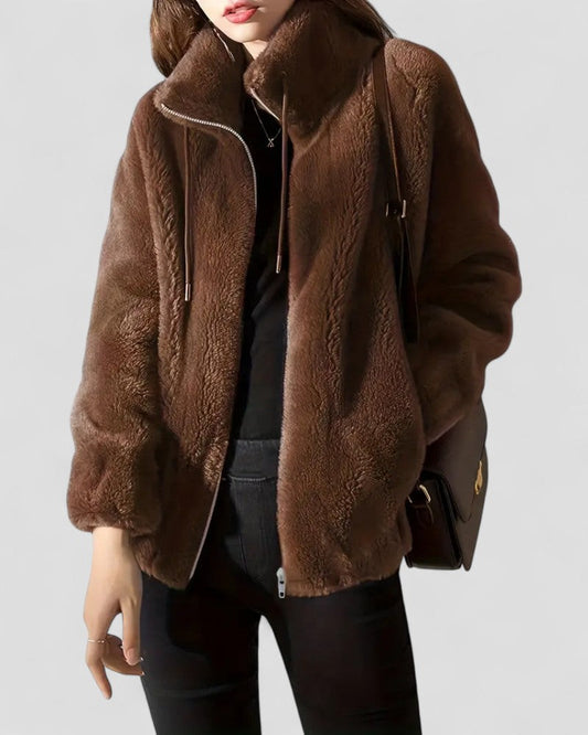 Soft Women's Fleece Winter Jacket - OutfitLondon