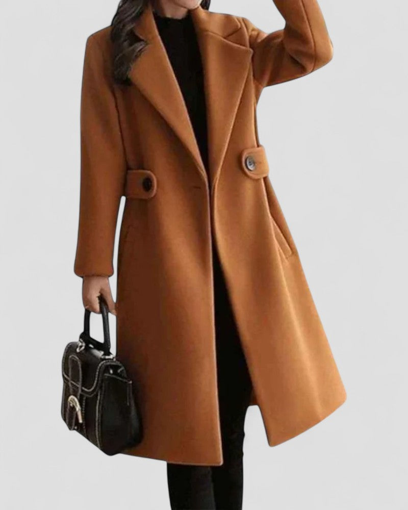 Ladies Classic Long Winter Coat