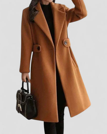 Ladies Classic Long Winter Coat