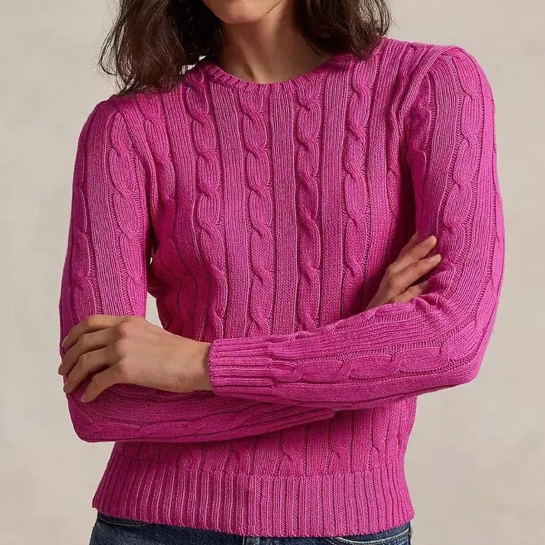 Traditional Comfortable Crew Neck Sweater - OutfitLondon
