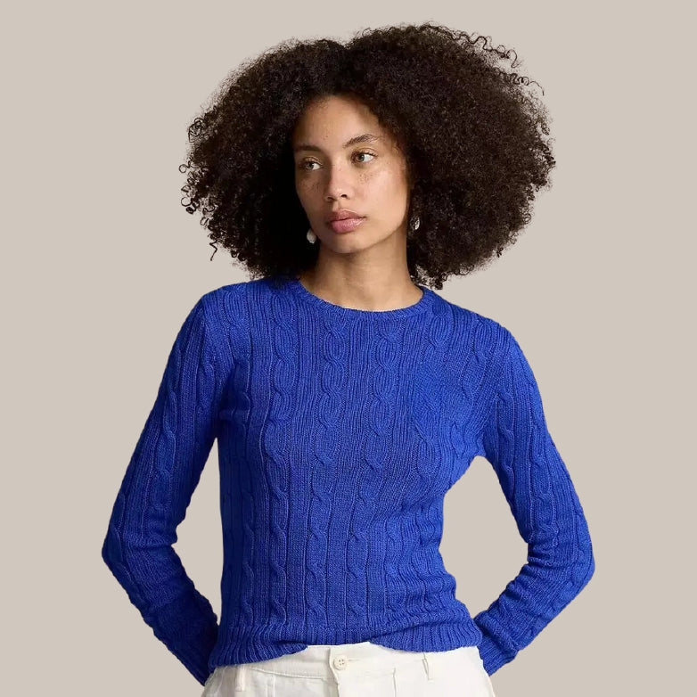 Traditional Comfortable Crew Neck Sweater