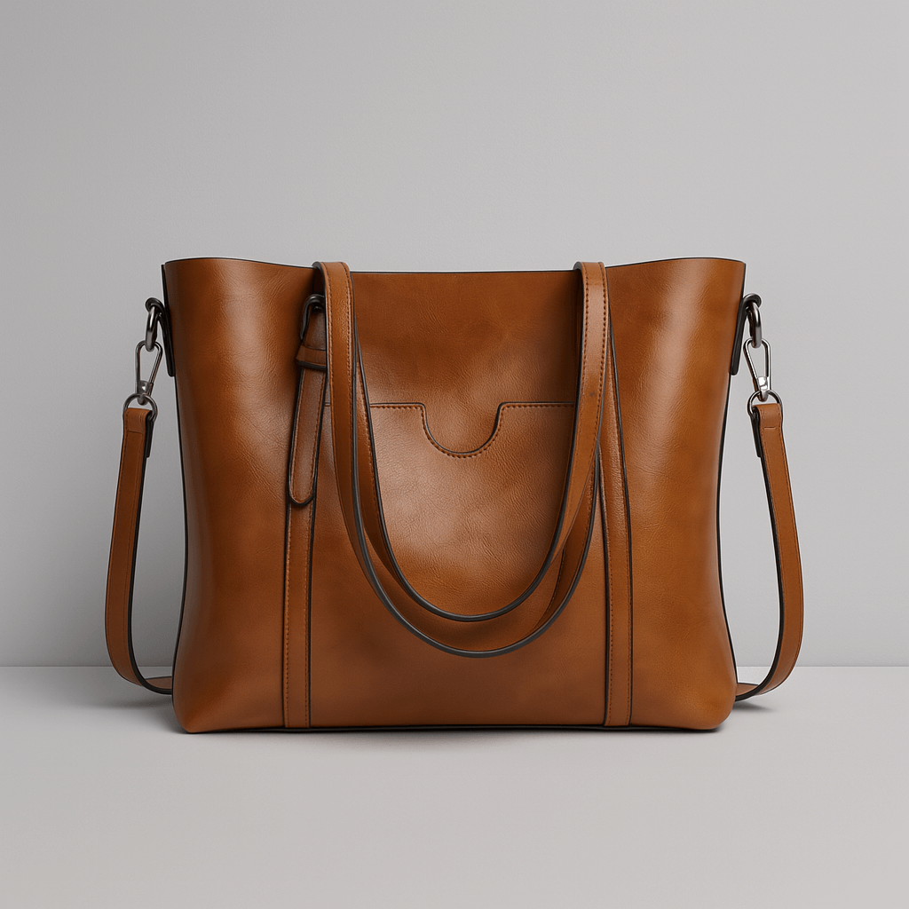 Classic Female Tote Bag - Strong Canvas Shoulder Bag - OutfitLondon