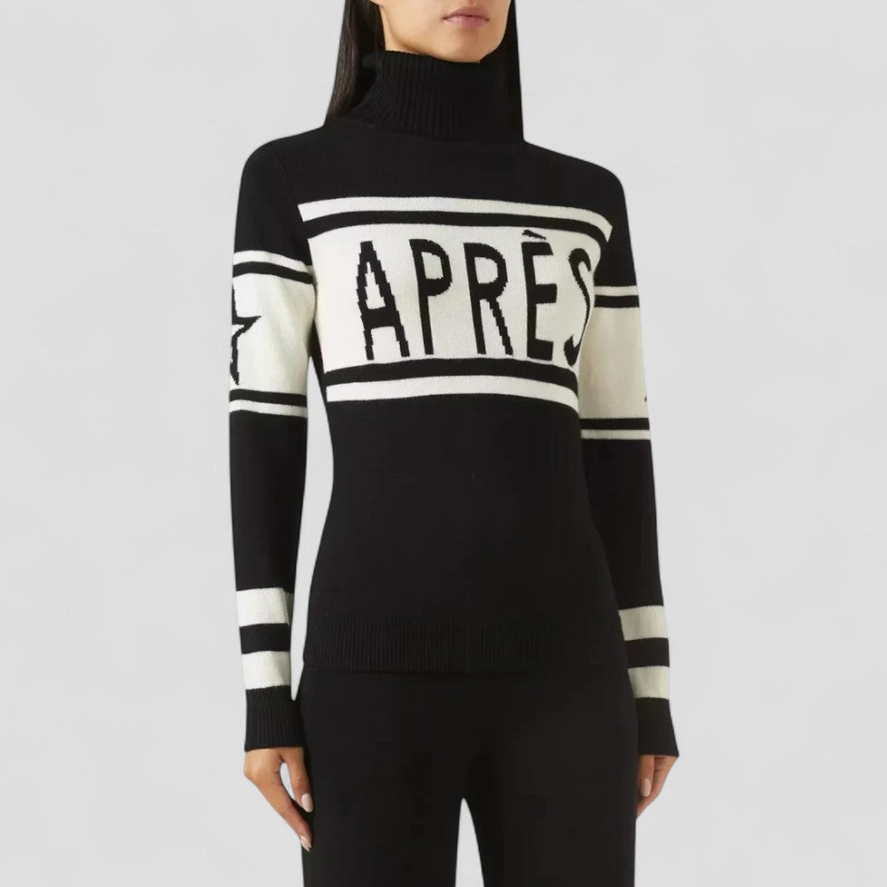 Warm Women's Merino Wool Turtleneck Sweater