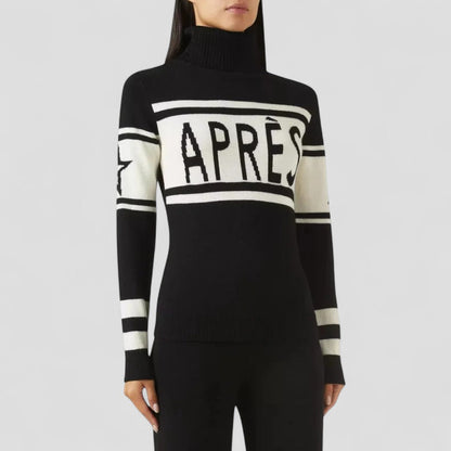 Warm Women's Merino Wool Turtleneck Sweater