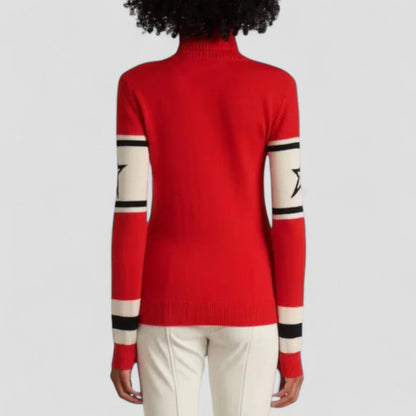 Warm Women's Merino Wool Turtleneck Sweater