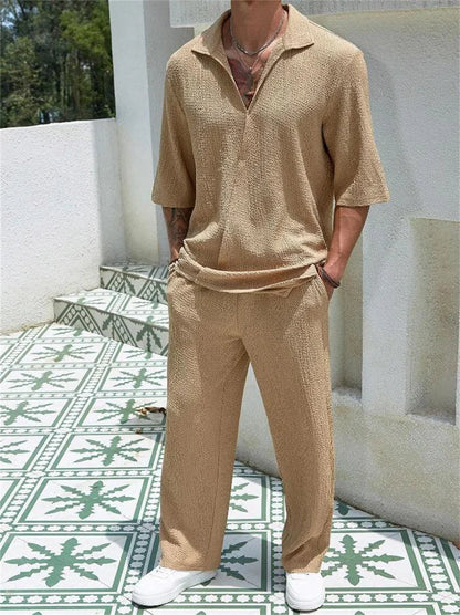 Women's Casual Knit Asymmetrical Cardigan Set