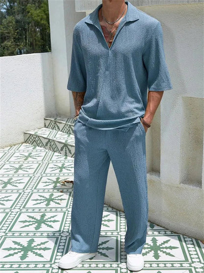 Women's Casual Knit Asymmetrical Cardigan Set