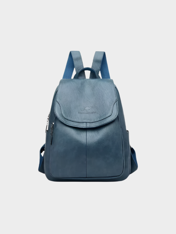 Ladies Synthetic Leather School Backpack
