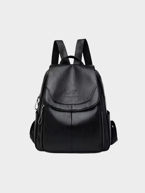 Ladies Synthetic Leather School Backpack