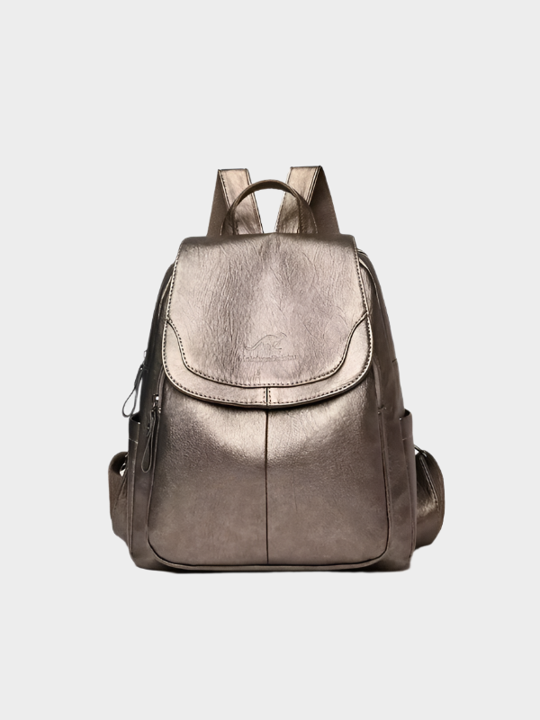 Ladies Synthetic Leather School Backpack