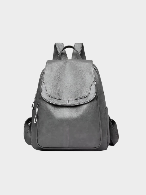 Ladies Synthetic Leather School Backpack
