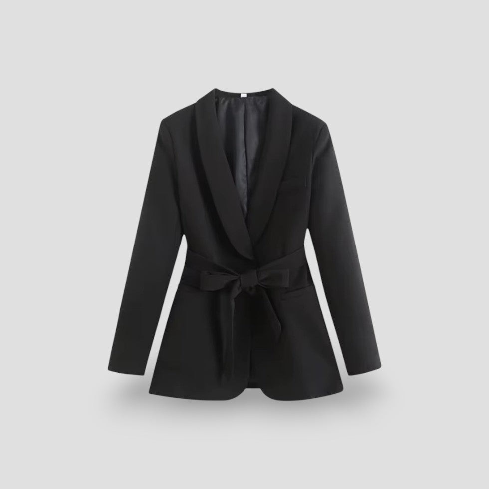 Ladies Classic Fit Shawl Collar Coat
