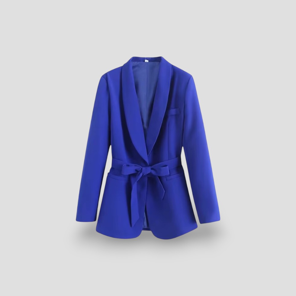 Ladies Classic Fit Shawl Collar Coat