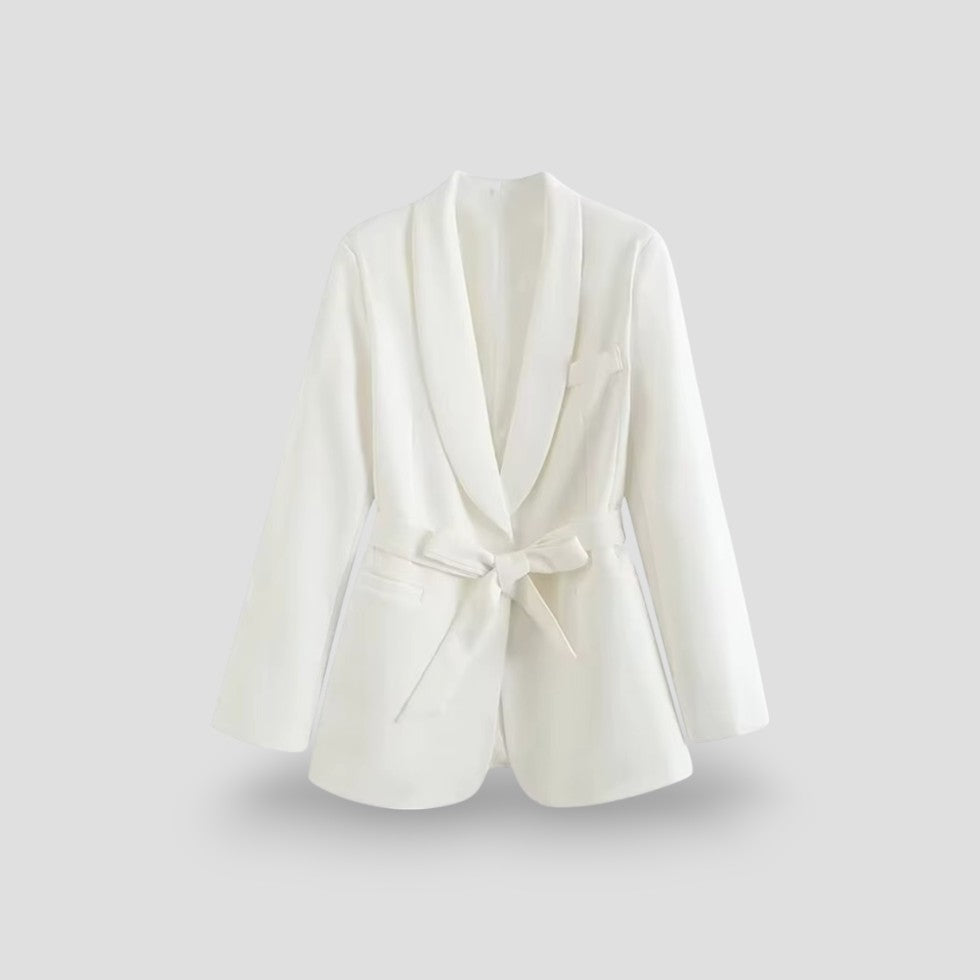 Ladies Classic Fit Shawl Collar Coat