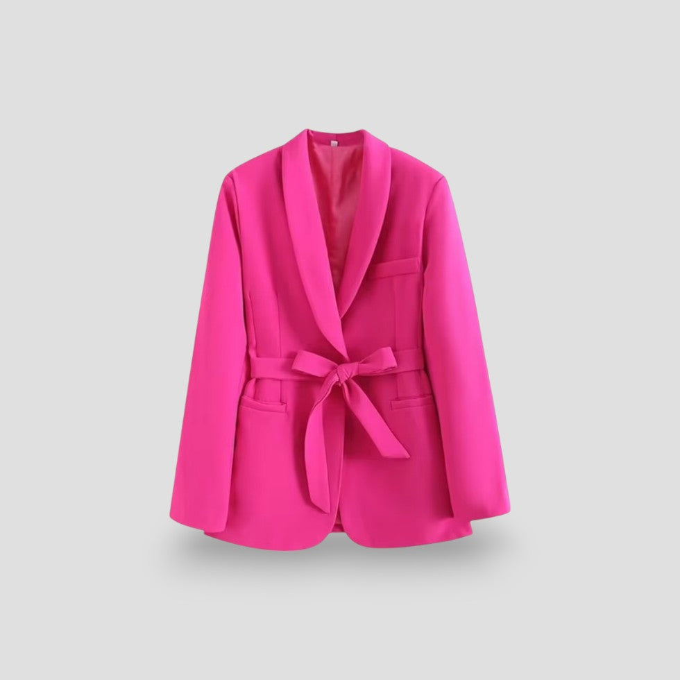 Ladies Classic Fit Shawl Collar Coat