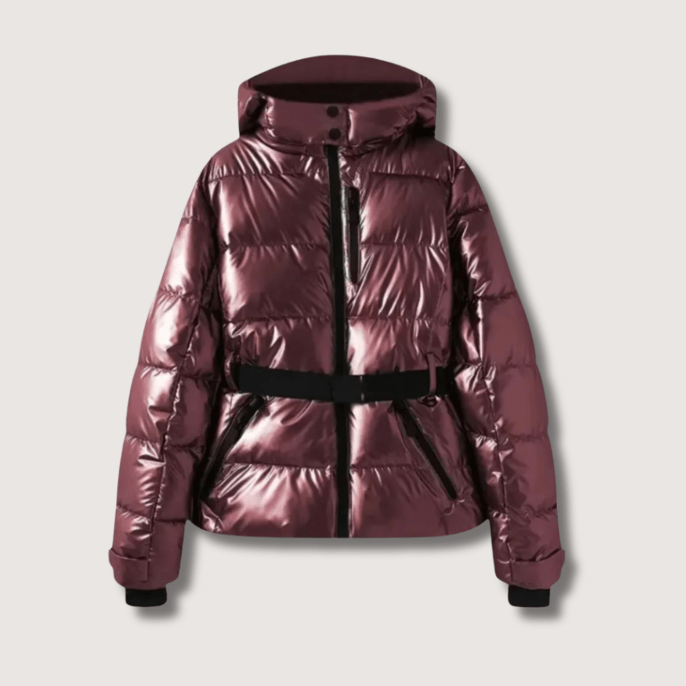 Ladies Shine Quilted Parka Jacket