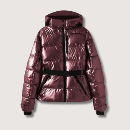 Ladies Shine Quilted Parka Jacket