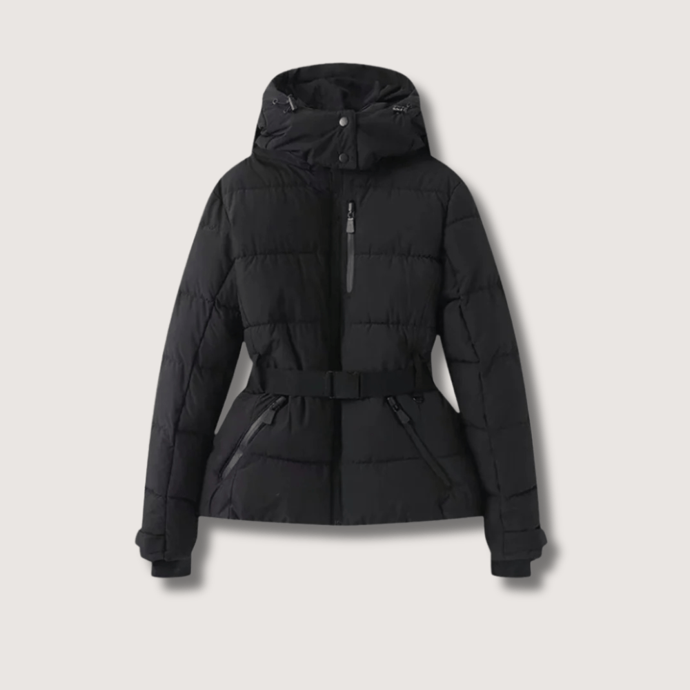 Ladies Shine Quilted Parka Jacket