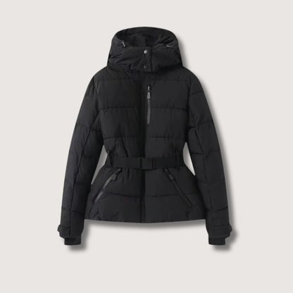 Ladies Shine Quilted Parka Jacket