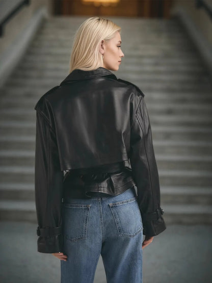 Warm Women's Fitted Trench Coat