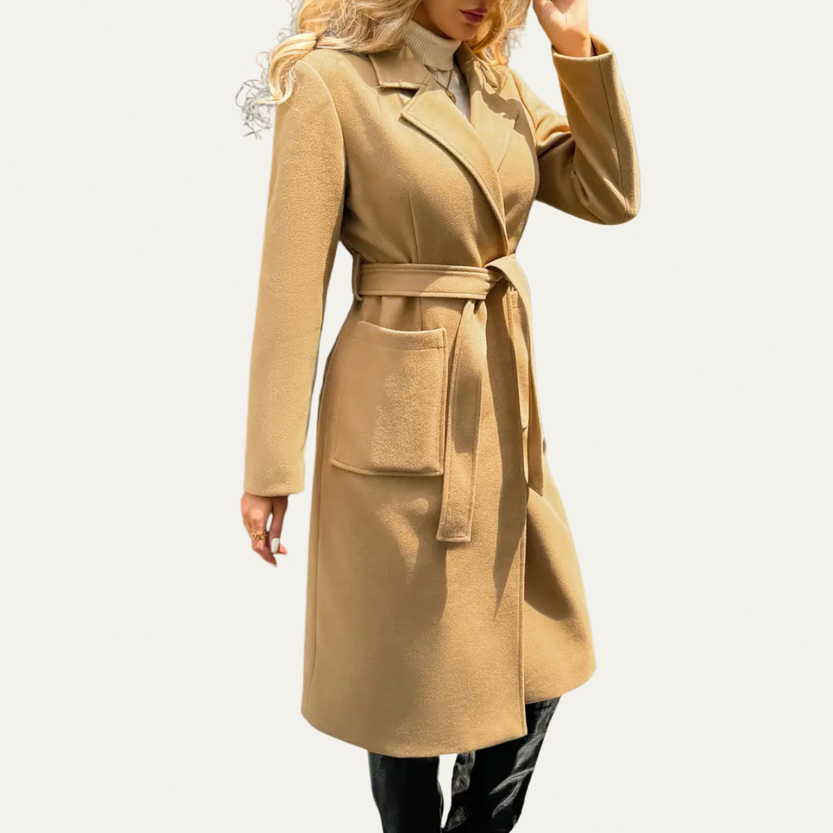 Ladies Classic Trench Winter Coat