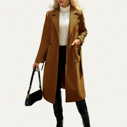 Ladies Classic Trench Winter Coat