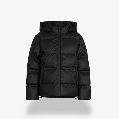 Simple Lightweight Hoodie Puffer Jacket - OutfitLondon