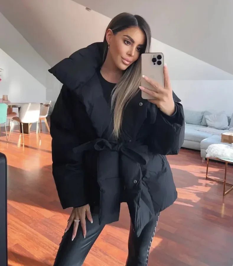 Cozy Slim Fit Ladies Down Winter Jacket