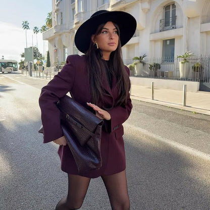 Ladies' Formal Fit Long Sleeve Blazer Jacket