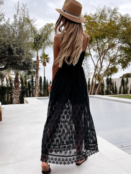 Women's Casual Lightweight Cotton Jumpsuit with Wide Leg