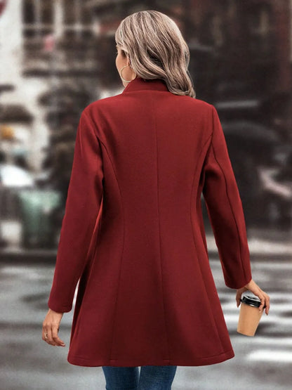 Fashionable Womens Long Stretchy Coat Jacket