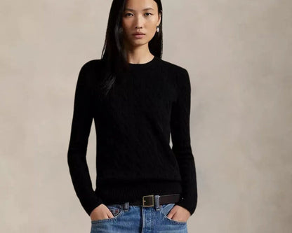 Cozy Classic Wool Knit Crew Sweater