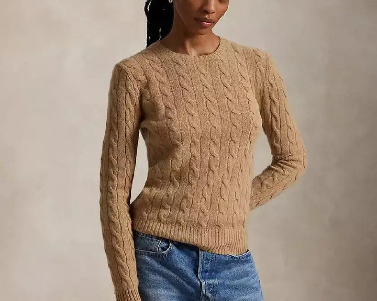 Cozy Classic Wool Knit Crew Sweater
