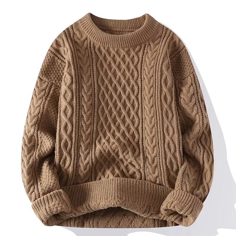 Women's Cozy Thick Knit Crew Sweater