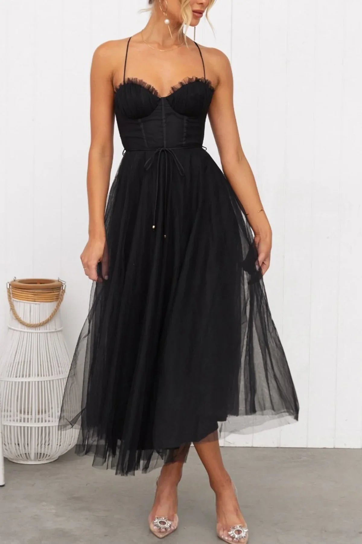 Women's Formal Fitted Strapless Party Dress