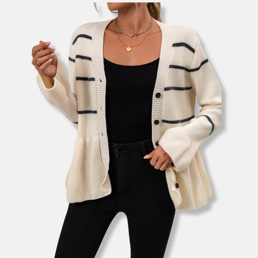 Ladies' Casual Horizontal Hem Sweater