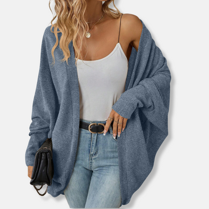 Large Relaxed Fit Women's Cardigan Sweater