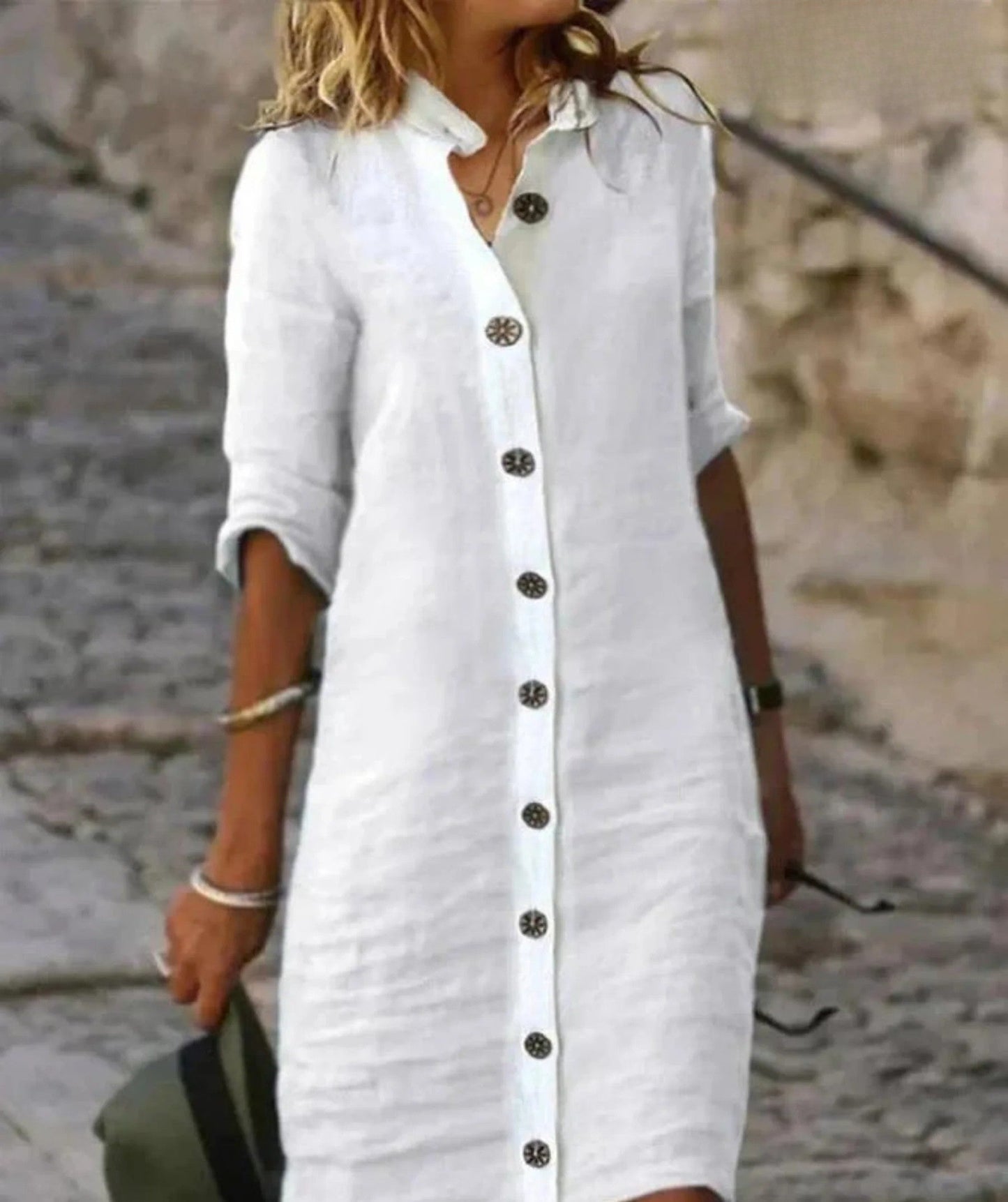 Women's Flattering Fit Shirt Dress