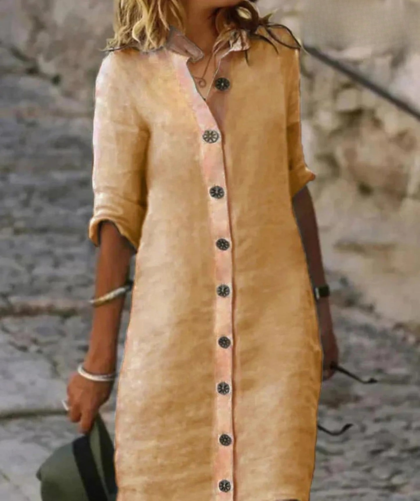 Women's Flattering Fit Shirt Dress