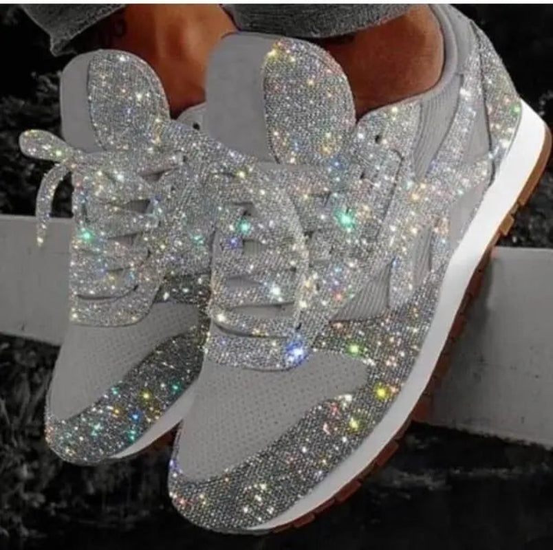 Glittery Women's Dance Heels