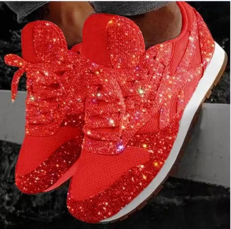 Glittery Women's Dance Heels