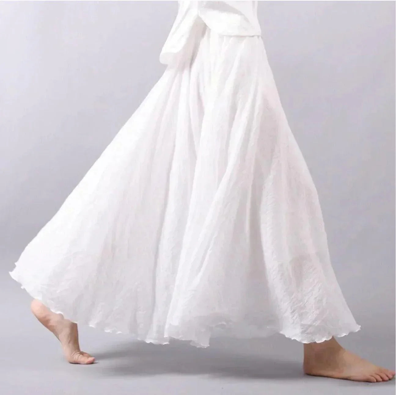 Elegant Floor Length Maxi Skirt - OutfitLondon