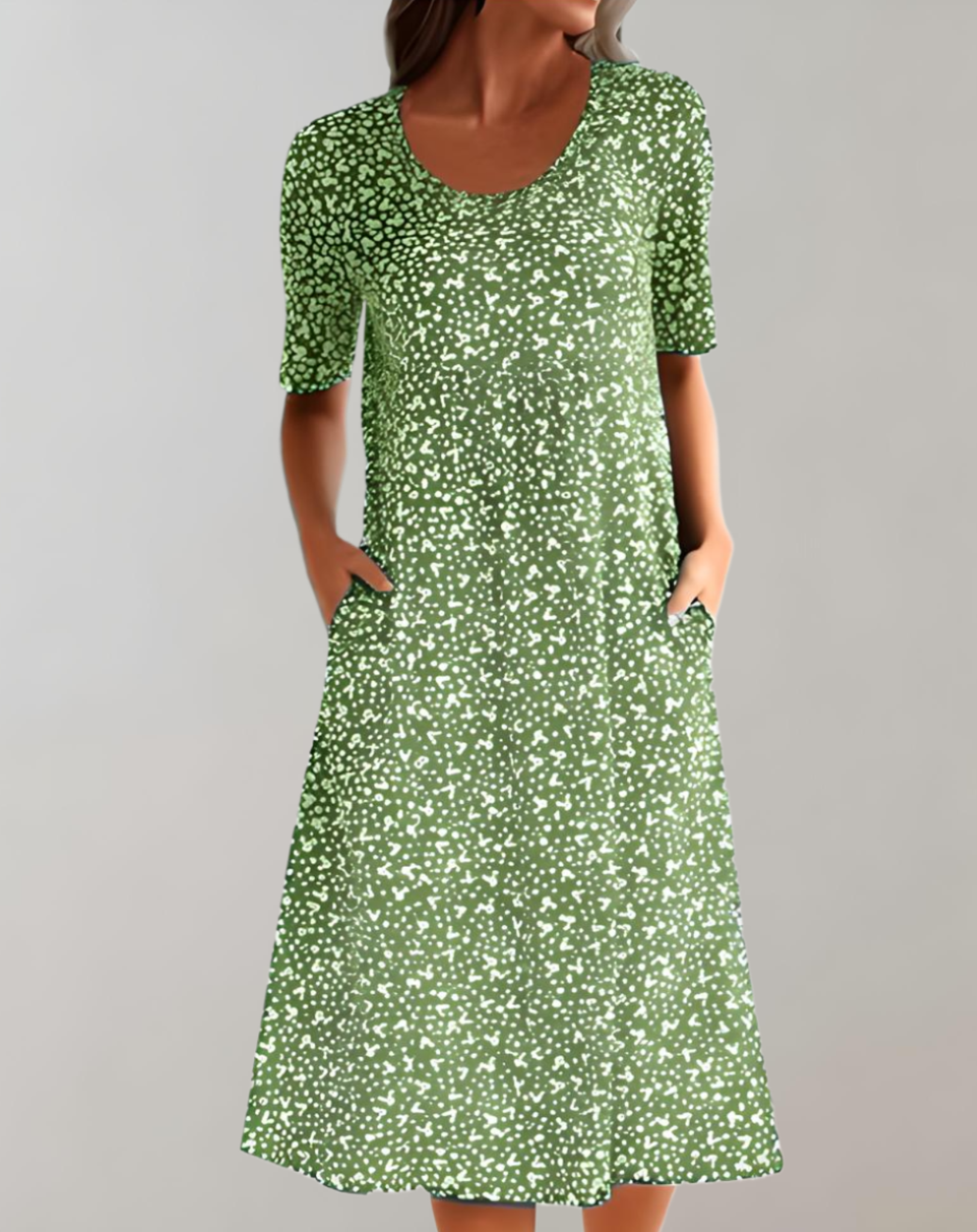 Slim Fit Halter Neck Sundress - OutfitLondon