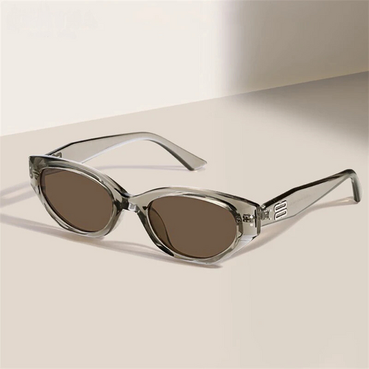 Women's Stylish Plastic Frame Cat-Eye Sunglasses