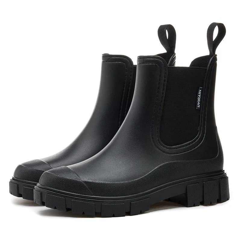 Waterproof Women's Rain Ankle Boots