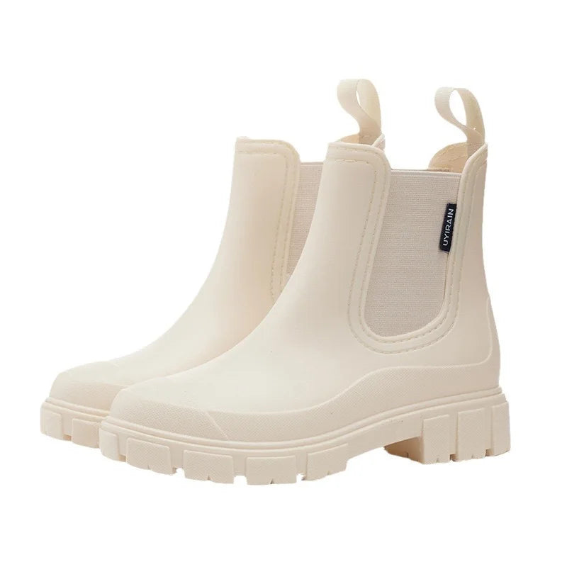 Waterproof Women's Rain Ankle Boots