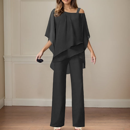 Women's Elegant 2 Piece Formal Party Dress Set - OutfitLondon